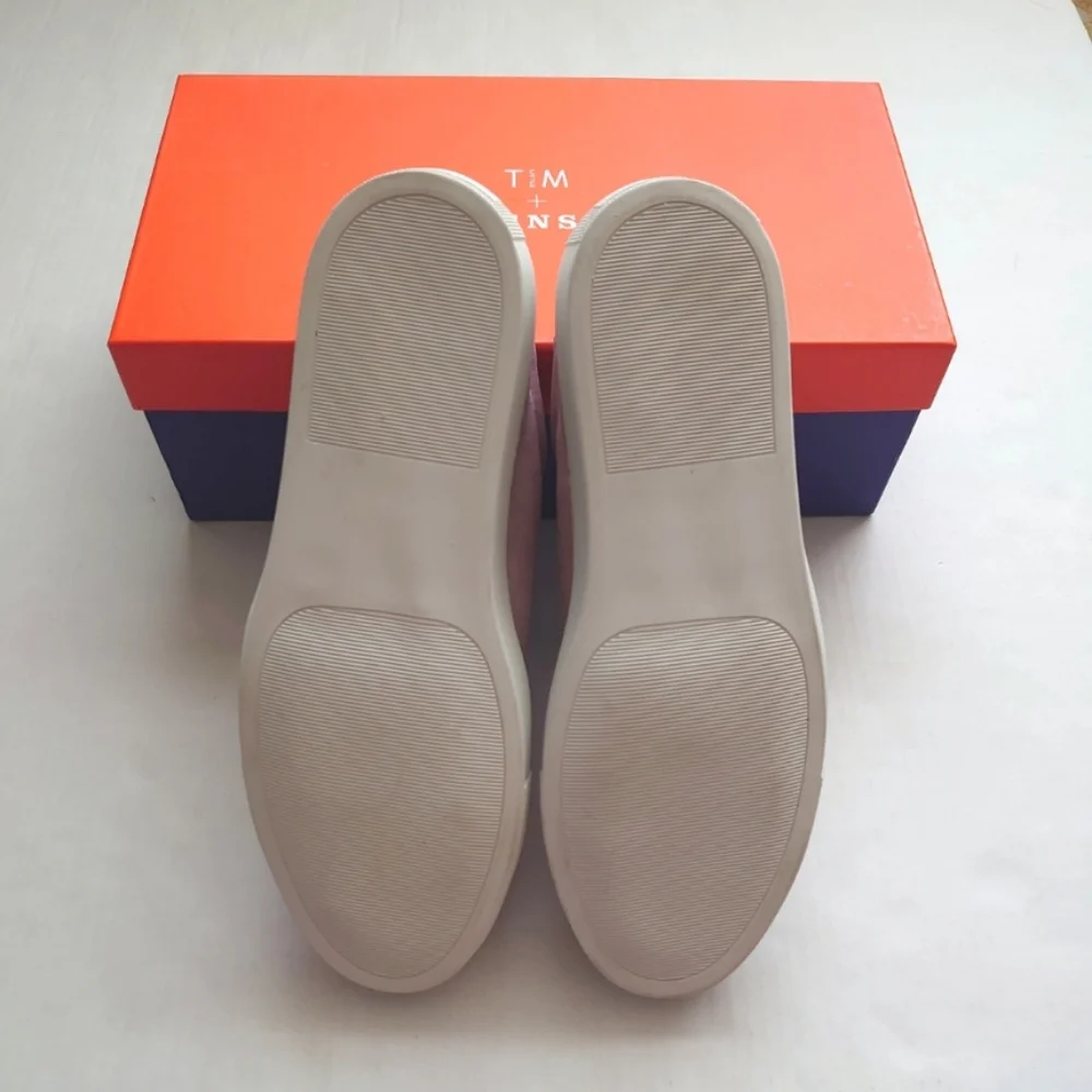 TIM LITTLE x GRENSON Men's Sneakers Tennessee Blues in Velour Pink Size 43 EU